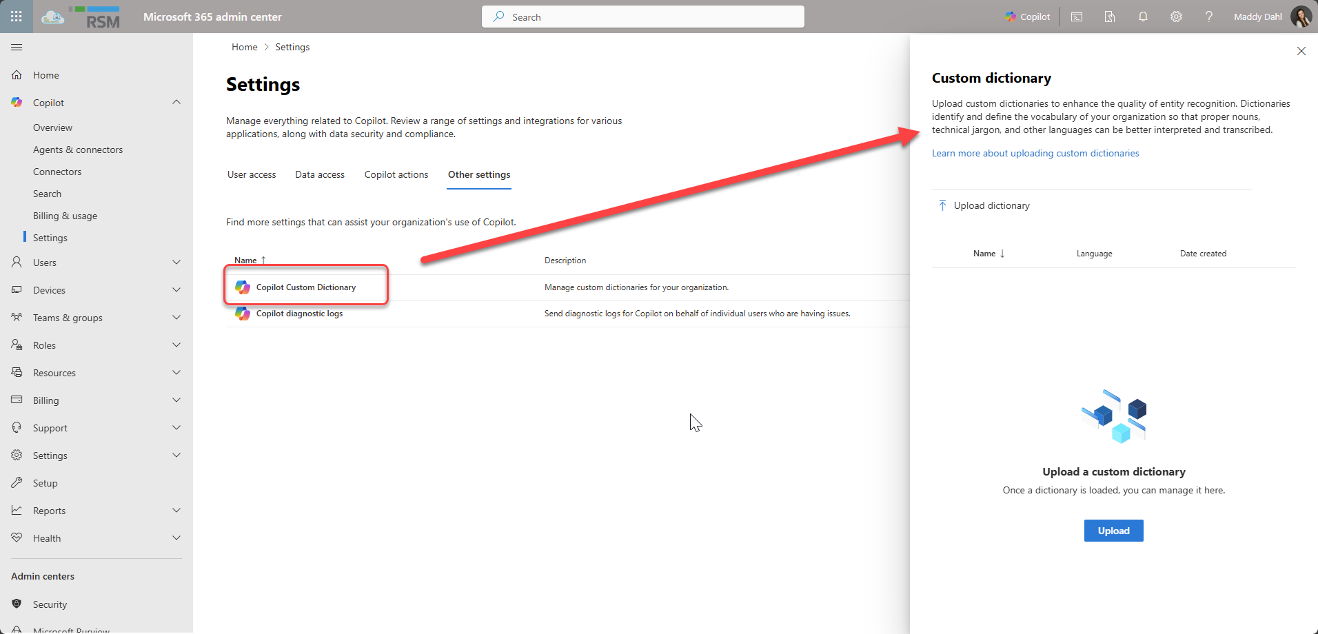 Copilot – Custom Dictionary